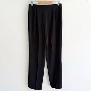 Joseph Ribkoff High Waisted Front Zip Black Dress Pants Straight Leg, size 10